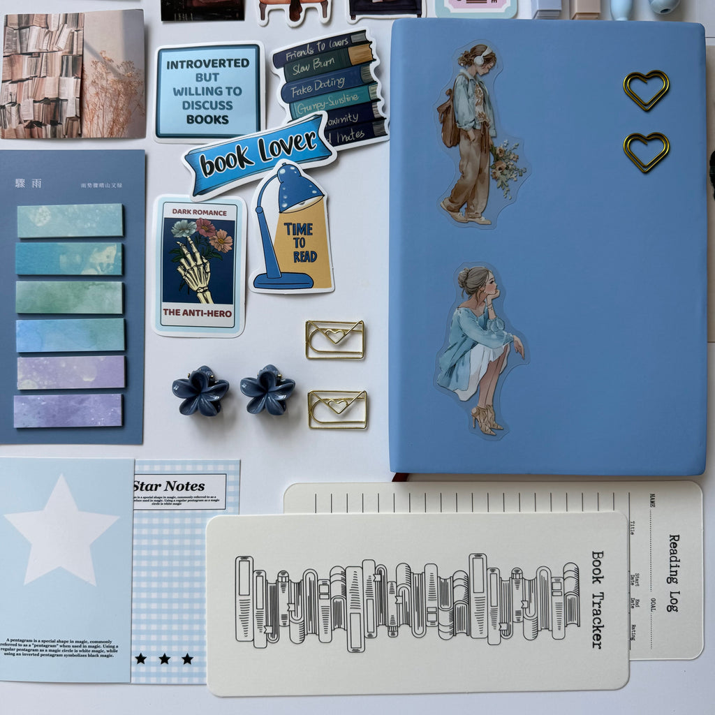 🩵 Blue Bookish Bundle — Delicate • Twilight • Cozy