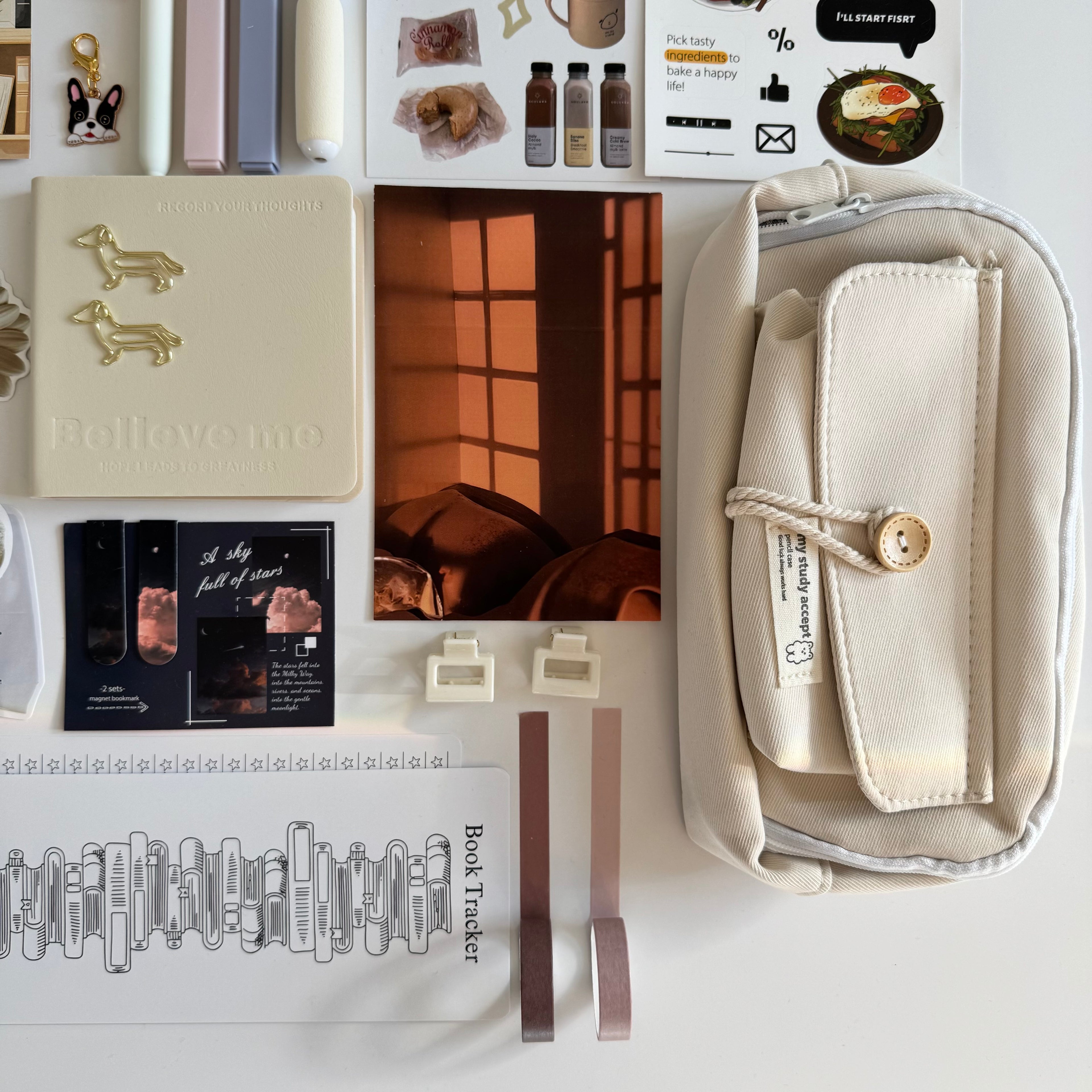 🤍 Milk&Coffee Bits Bundle - Creamy • Soft • Aesthetic