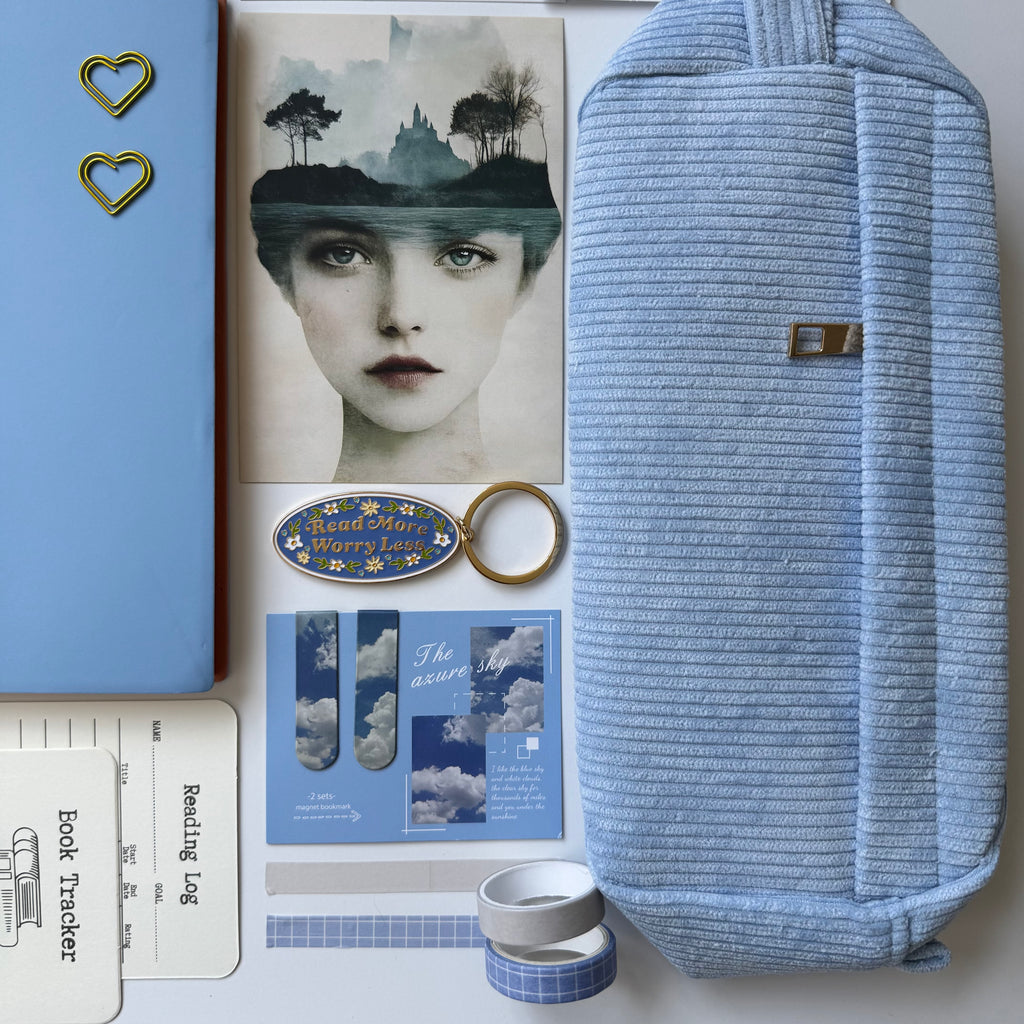 🩵 Blue Bookish Bundle — Delicate • Twilight • Cozy