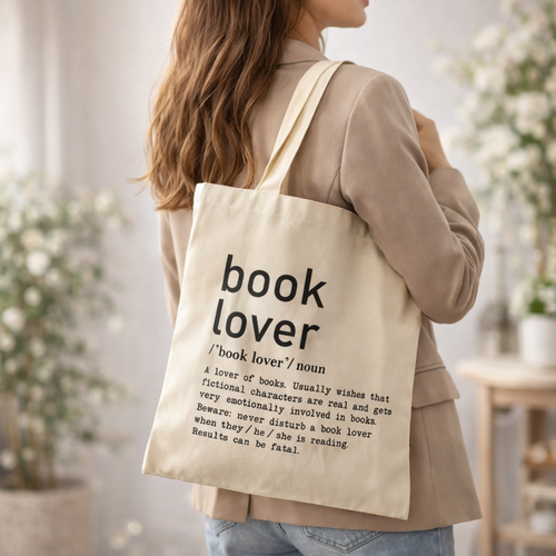 Tote Bag - Book Lover 🤍🌿