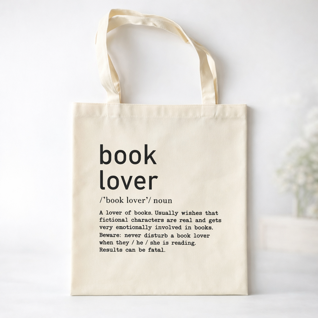 Tote Bag - Book Lover 🤍🌿